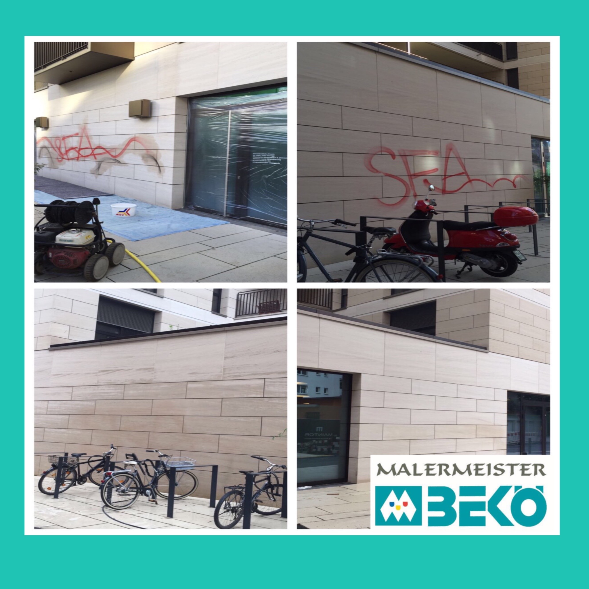 Bekö Graffitientfernung